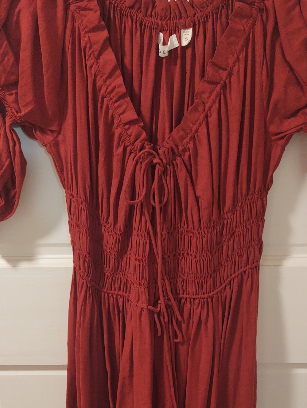 Doen Ischia Dress Red Currant - Picture 3 of 7
